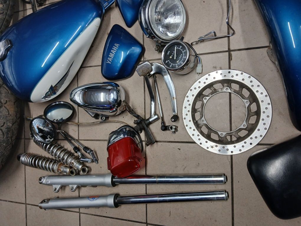 Virago 125 koła części silnikowe lagi bak lampa xv125 licznik