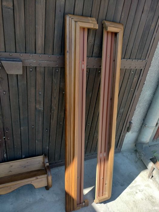 2 drewniane karnisze Voglauer