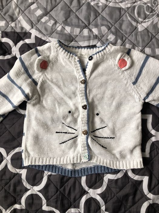 Sweterek biały NEXT rozmiar 98