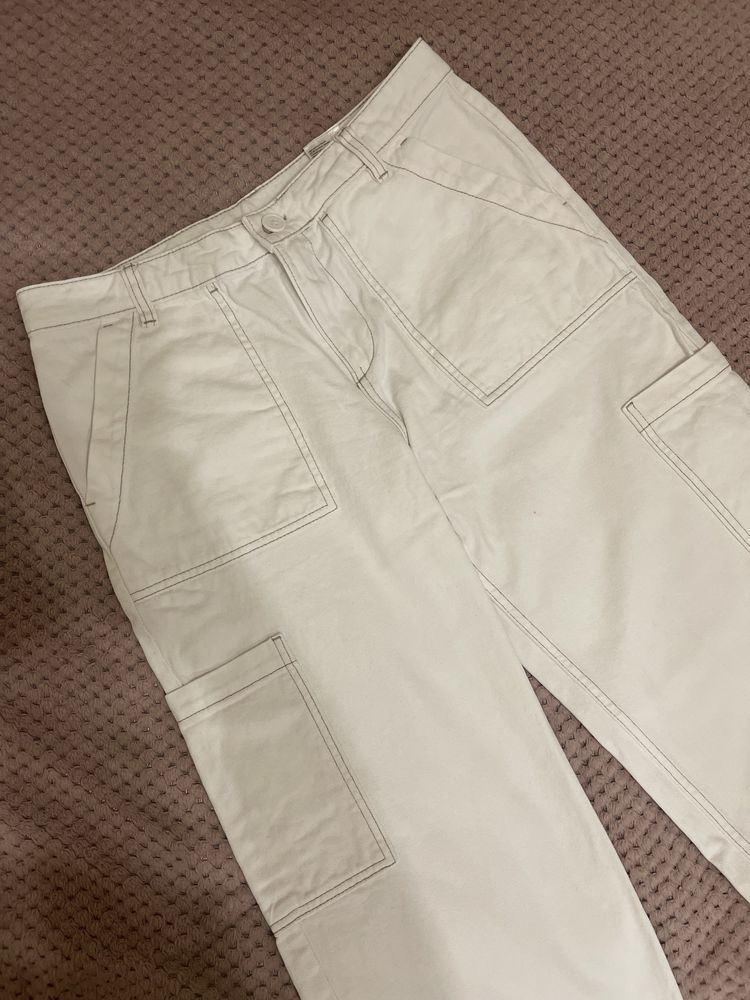 джинсові штани карго H&M