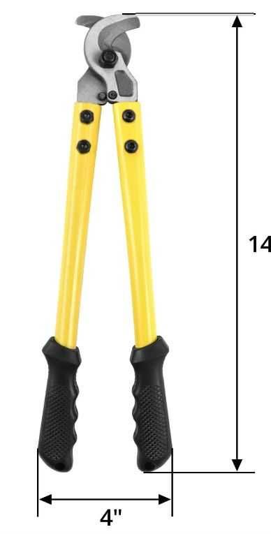 Ręczne nożyce do cięcia kabli QWORK 14'' 350mm