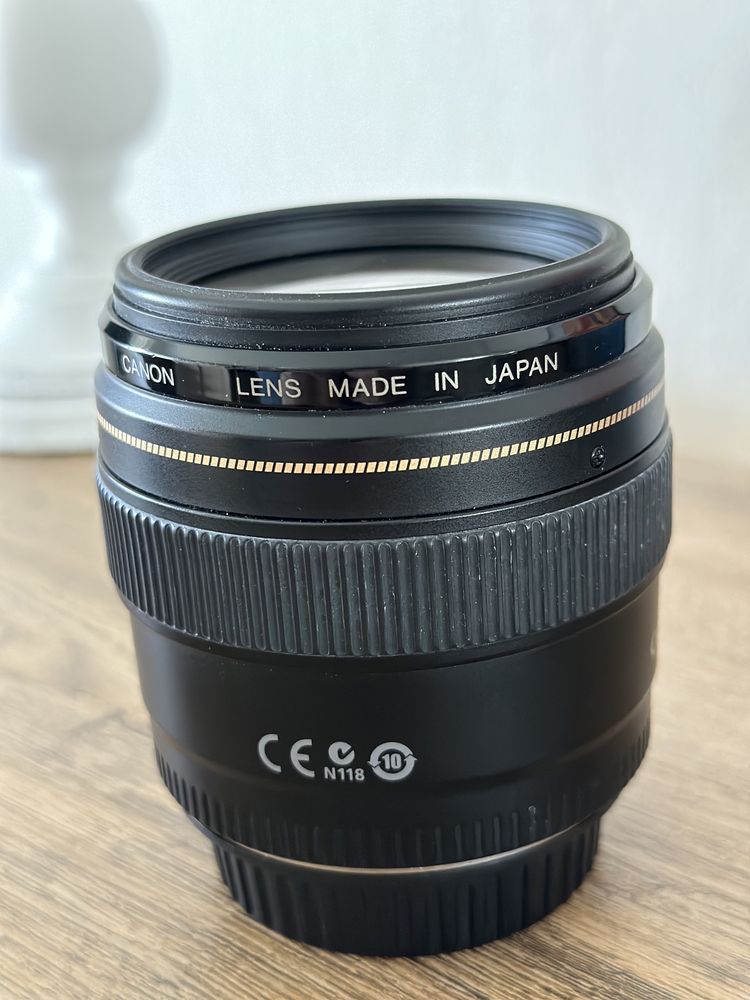 Canon EF 85mm f/1.8 об’єктив +захисне скло Marumi