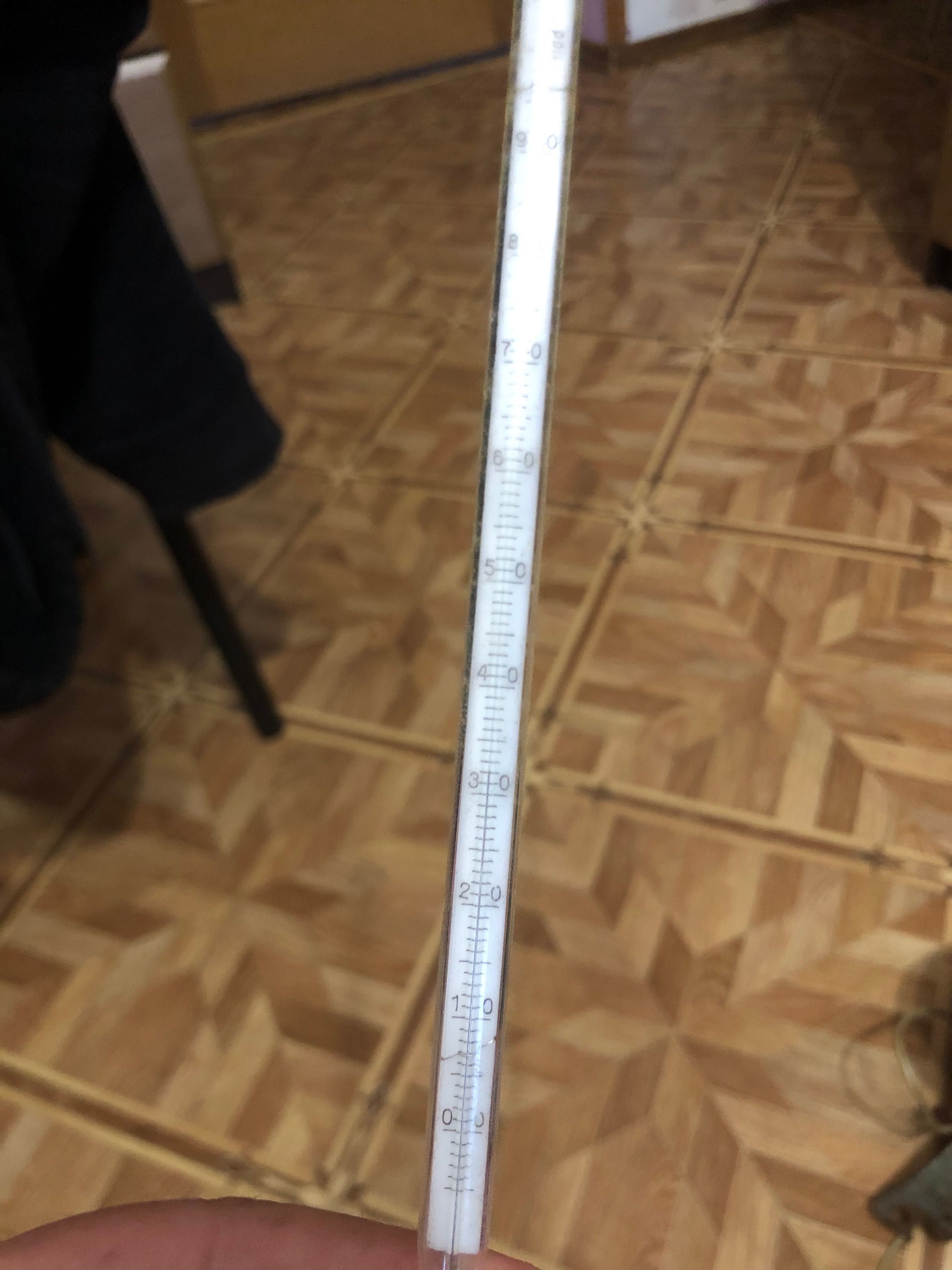 Термометр лабораторний ртутний тл 0-105 ссср