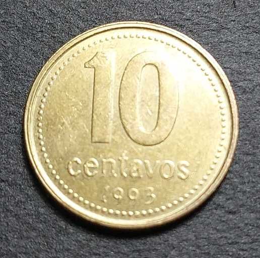 Argentina 10 Centavos 1993