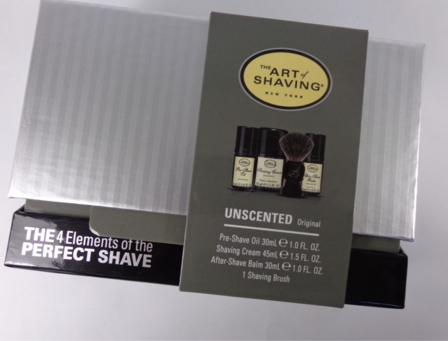 The 4 Elements of the PERFECT SHAVE zestaw do golenia naturalny pędzel