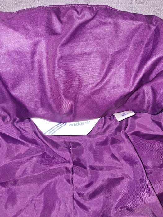 Пуховик Adidas  фиолетовый