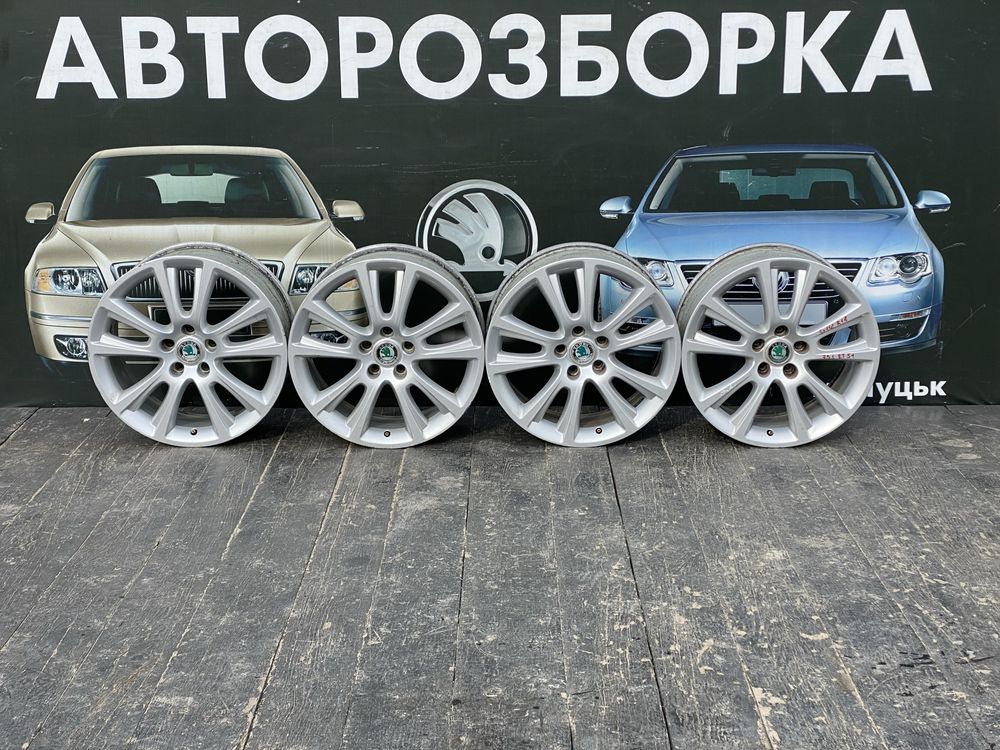 Титани R18 5x112 диски skoda oktavia rs vrs vag volkswagen audi passat