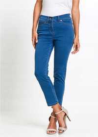 B.P.C jeansy 7/8 elastyczne damskie 38.