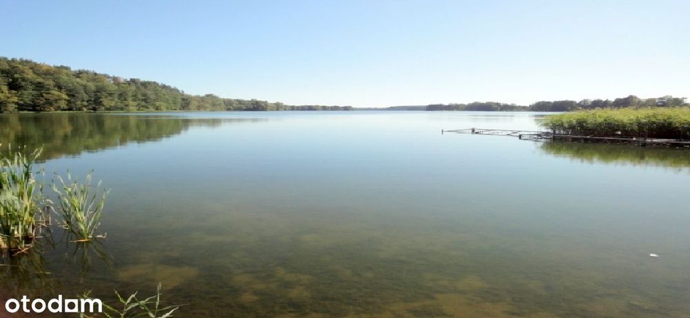 działka nad jeziorem Dłużec
