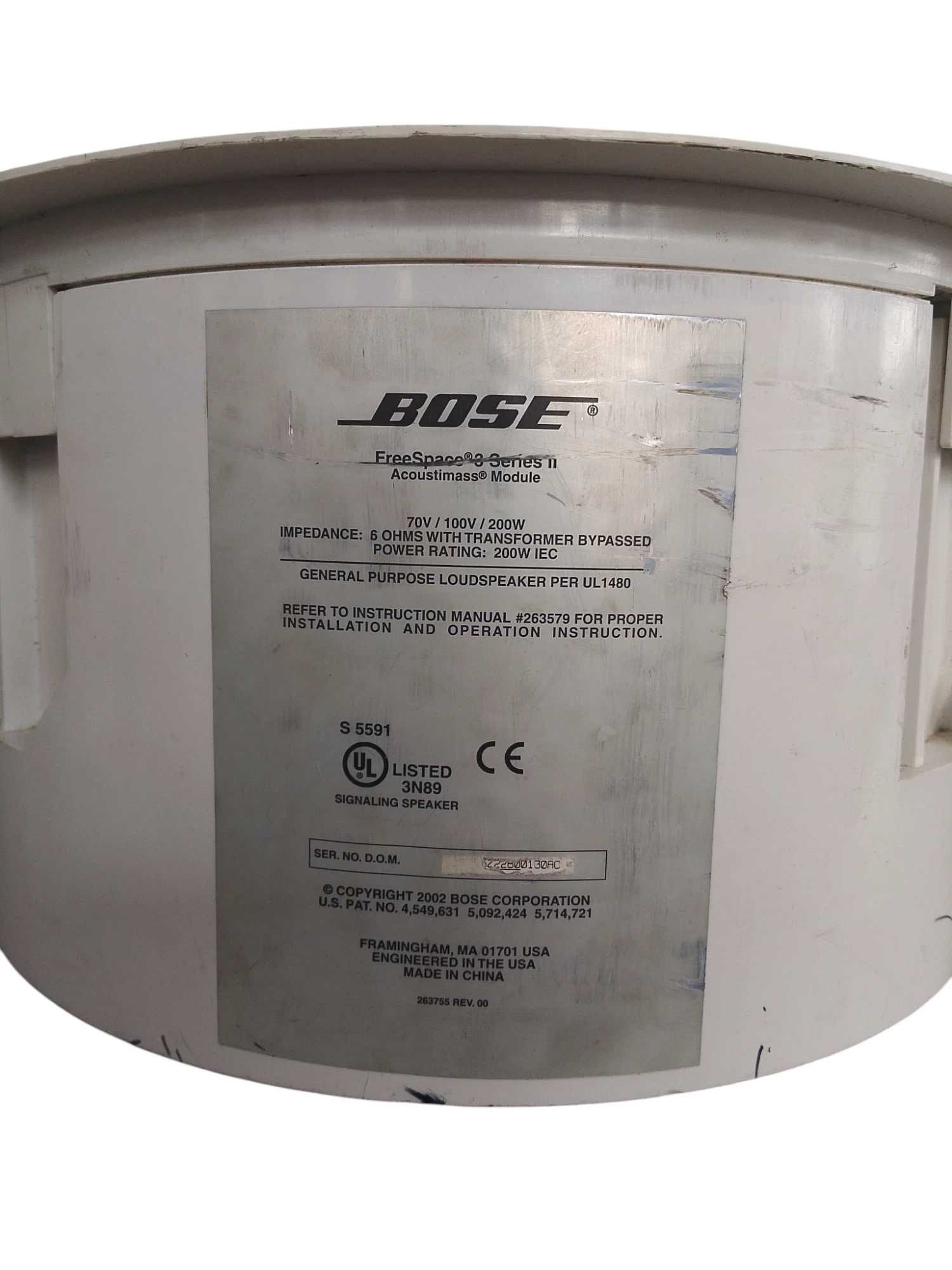 Głośnik Freespace FS2C white Bose 100 W biały subwoofer