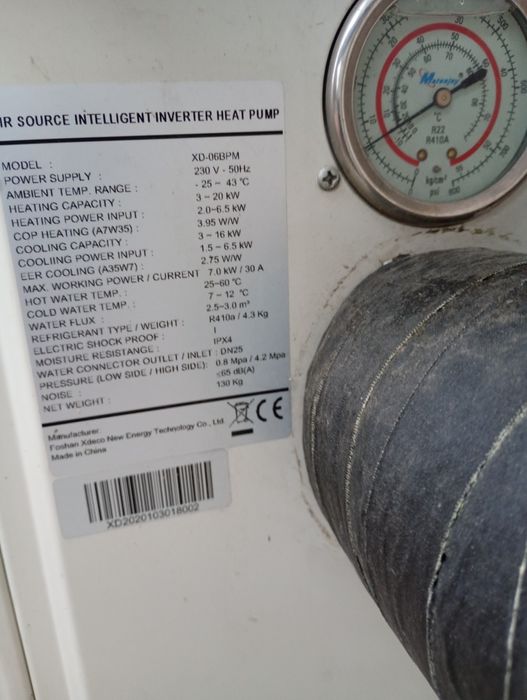 Pompa ciepła monoblok