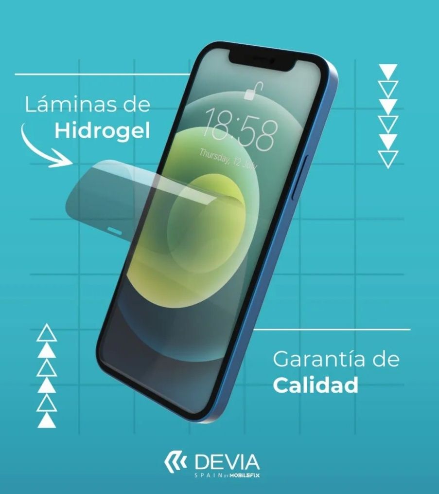 Película Hidrogel Hd DEVIA Huawei / Neffos / Wiko /  Alcatel / Asus