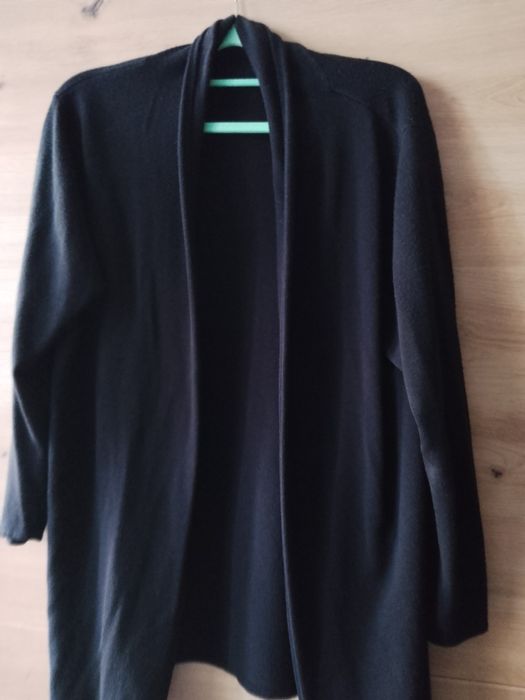 Kardigan czarny asymetryczny