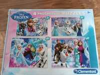 Puzzle Frozen 4x (20,60,100,180 el), 3+