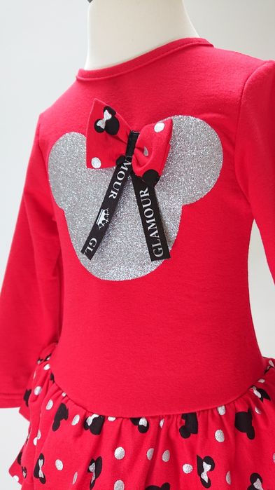 Sukienka czerwona, święta rozmiar 86 - 128