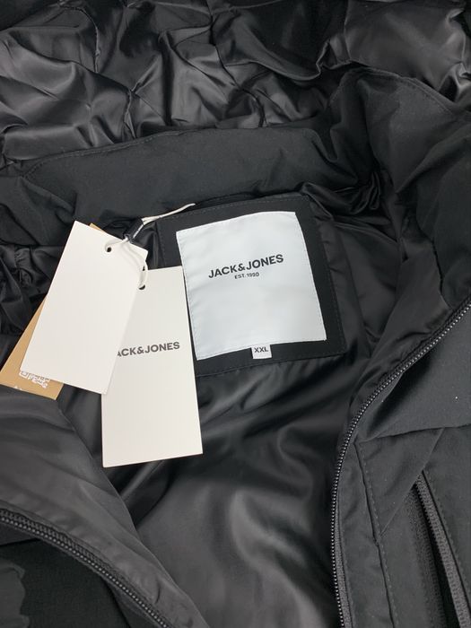 Чорна чоловіча зимова куртка Jack & Jones оригінал пуховік нова
