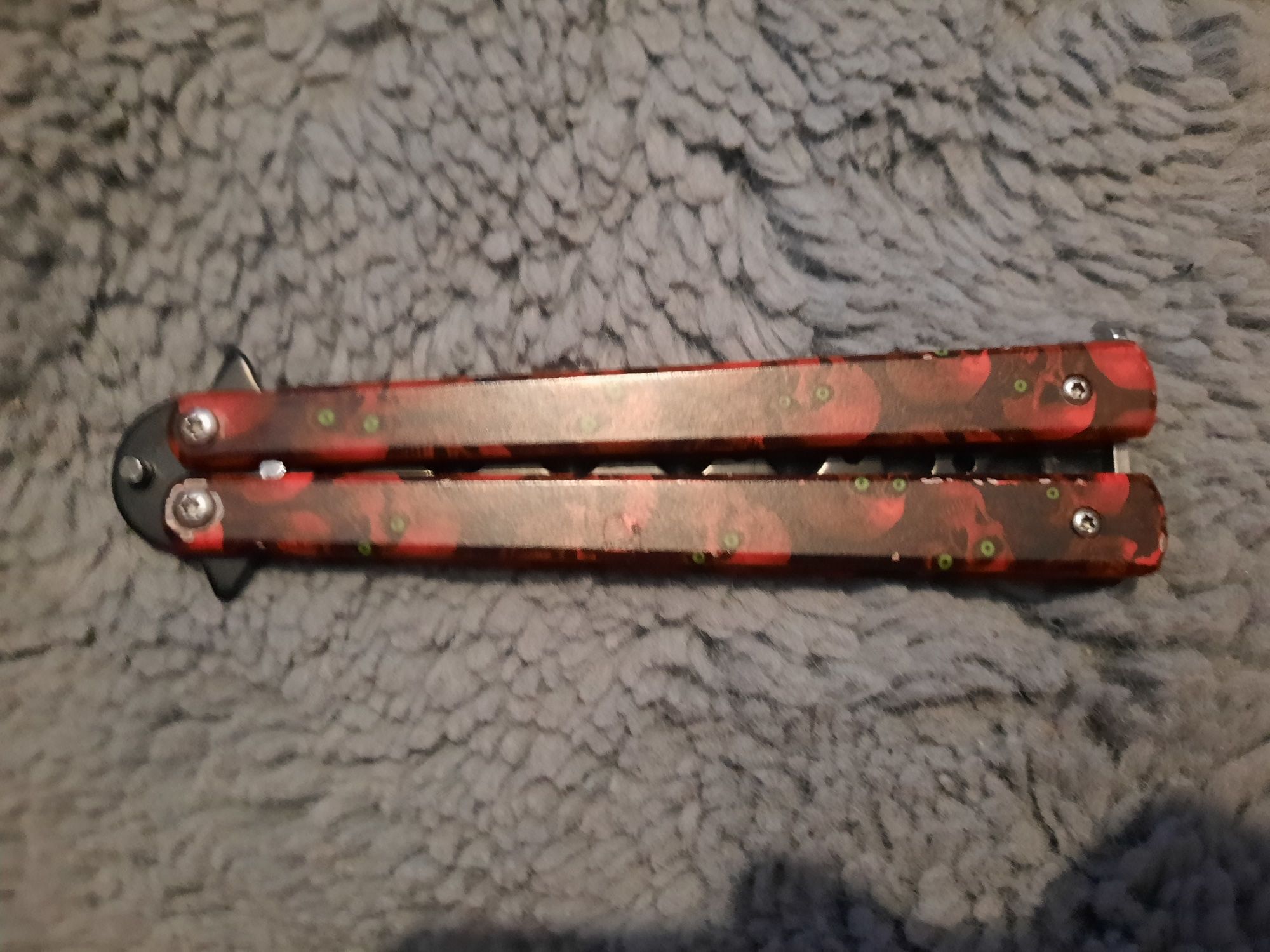 Balisong nóż motylkowy treningowy