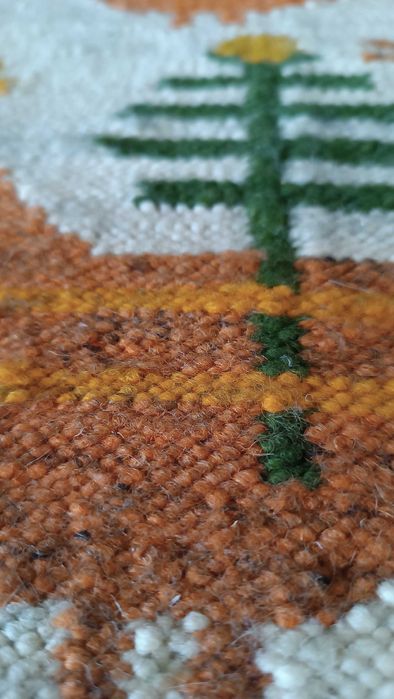 Kilim "Kurka wodna" - Maria Bujakowa, Polska Tkanina Artystyczna.