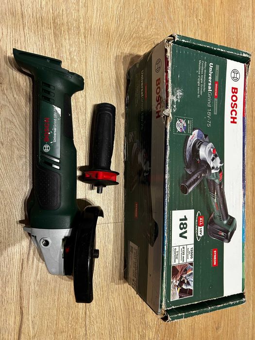 Szlifierka kątowa BOSCH UNIVERSAL GRIND 18V-75 125mm + ADVANCED UCHWYT