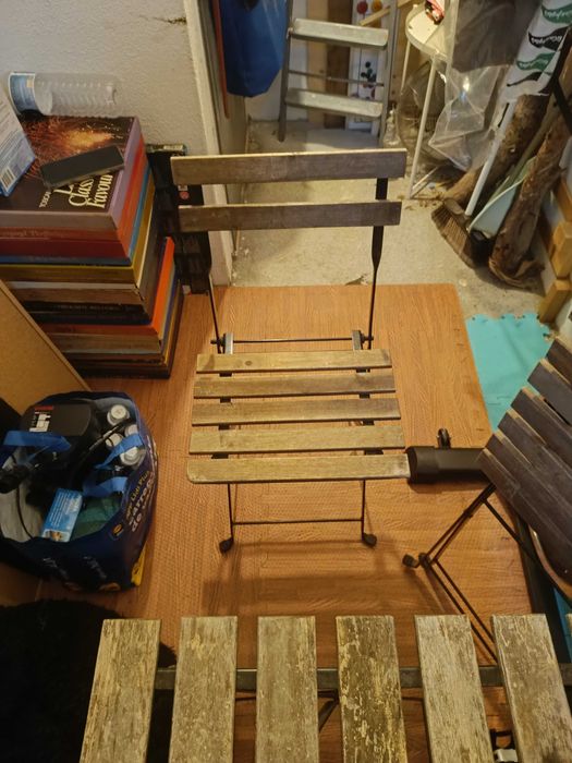 Mesa Madeira + 2 Cadeiras