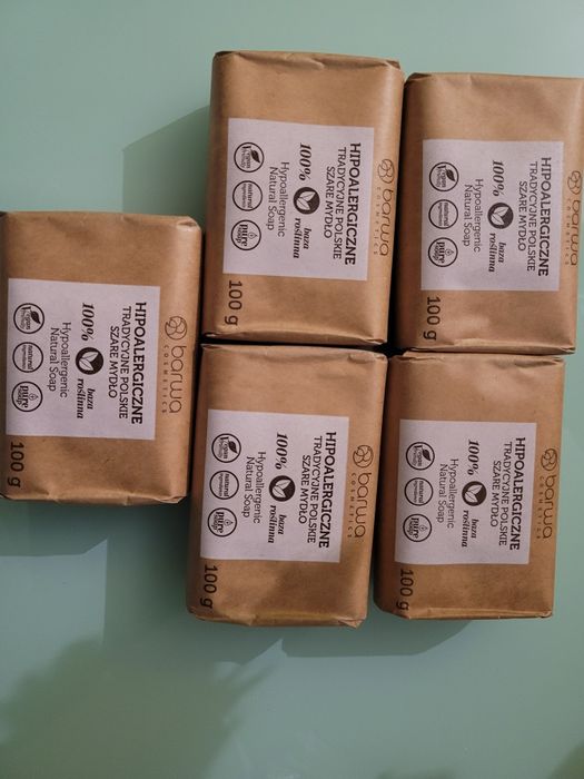 Mydło szare hipoalergiczne 5szt.