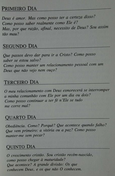 Como Conhecê-lo em Cinco Dias de Morrus Venden