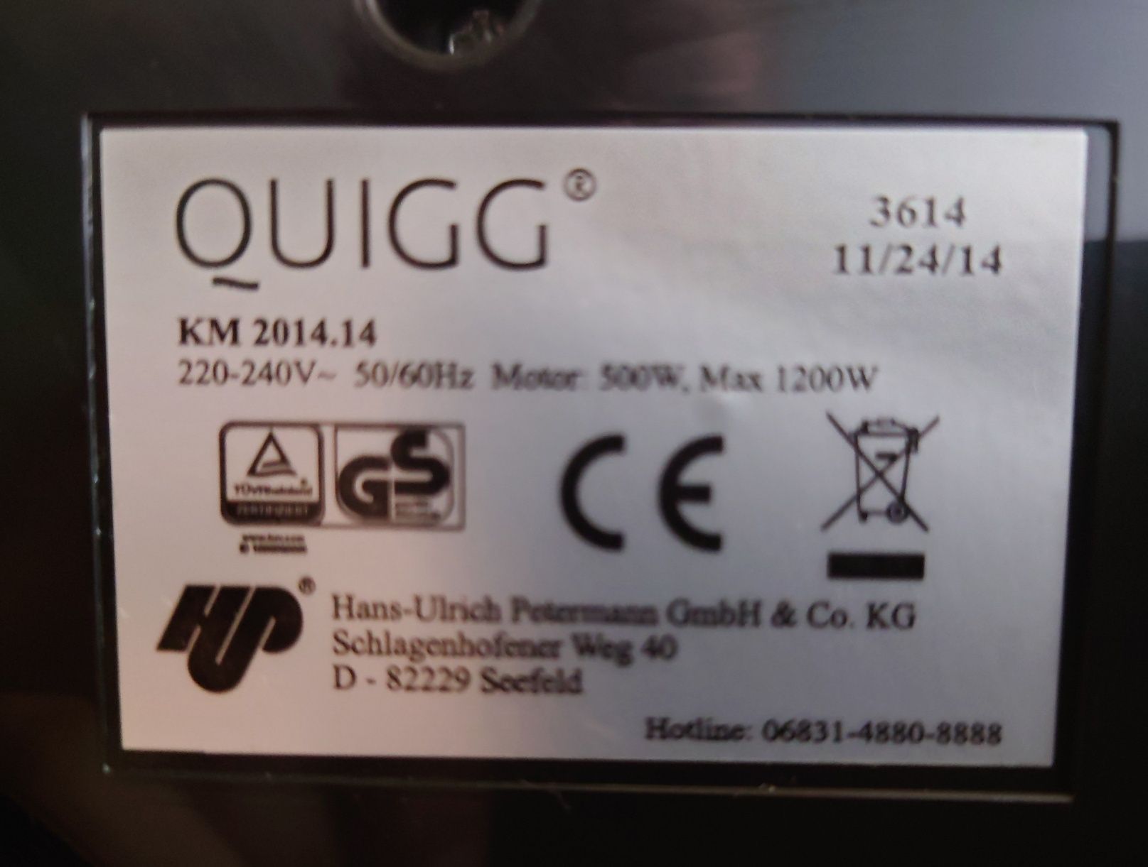 Robot kuchenny Quigg