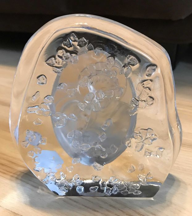 Przycisk Święta Rodzina kryształ PREZENT ŚLUBNY