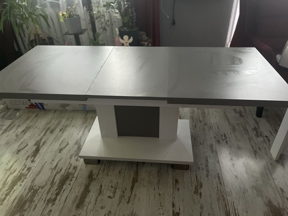 Sprzedam Ławostół-ława rozkladana bialo /szara