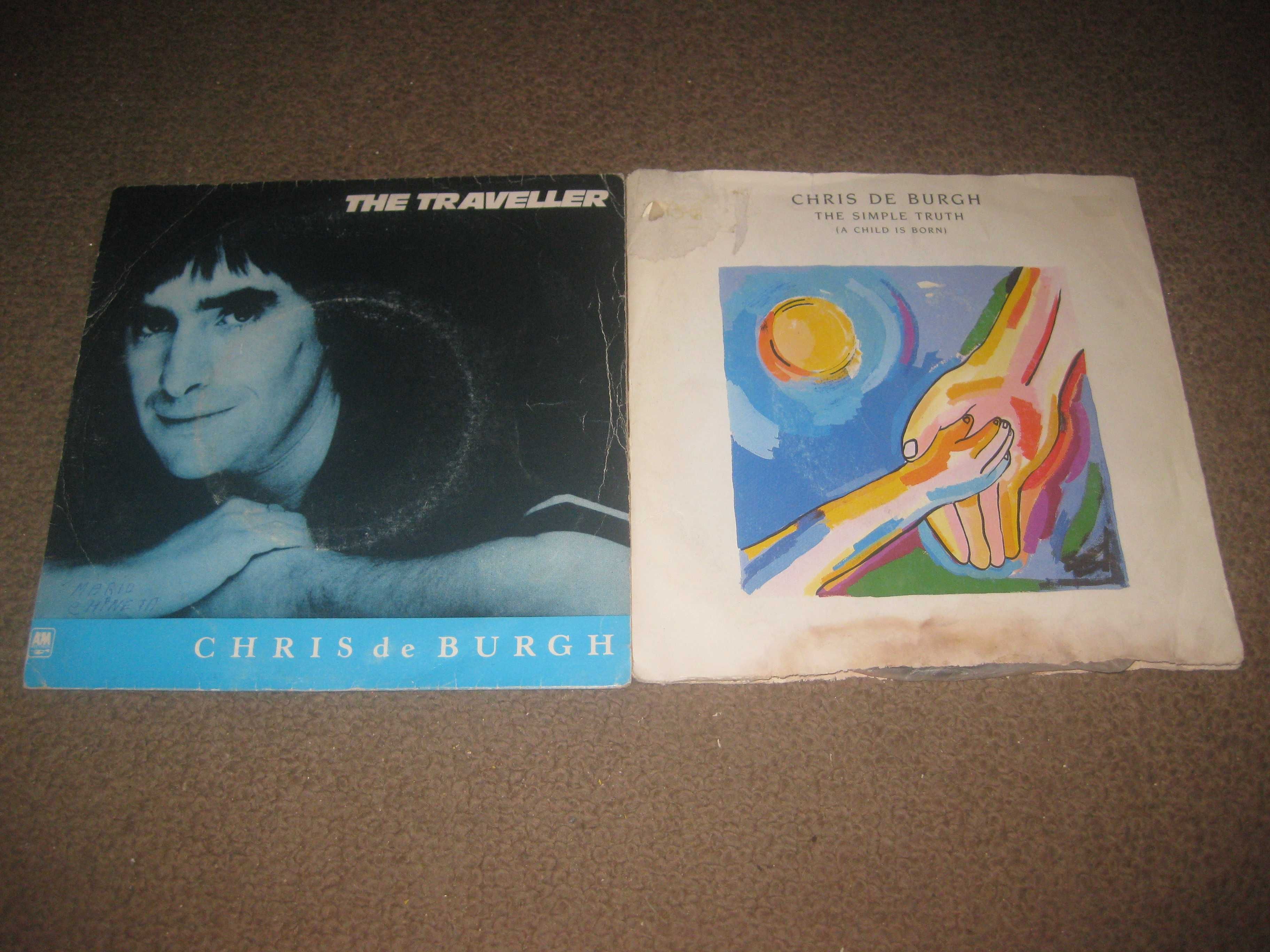 2 Discos em Vinil Single 45 rpm do Chris de Burgh