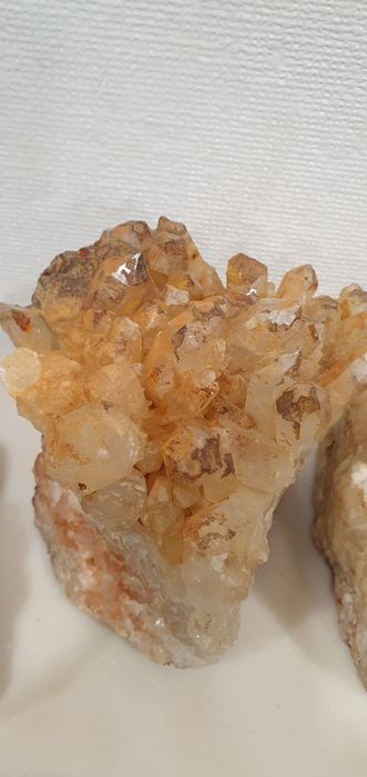 Pedras druzas quatzo fogo