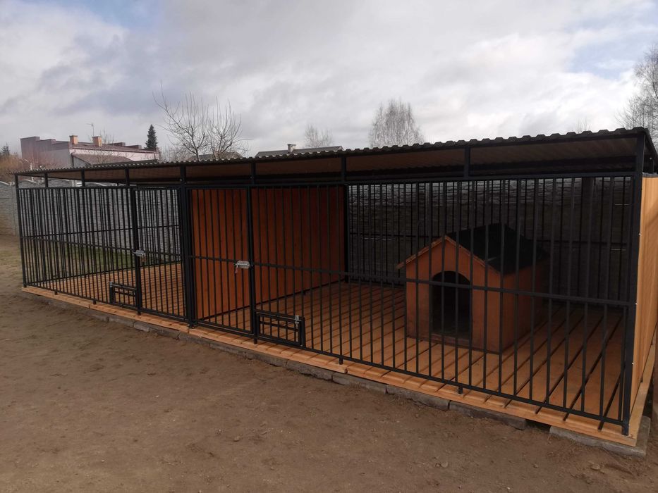 Kojec dla psa podwójny 8x3,kojce dla psów,wzmocniony,zabudowa,łódzkie