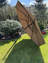 Duży ogrodowy parasol 270 cm łamany