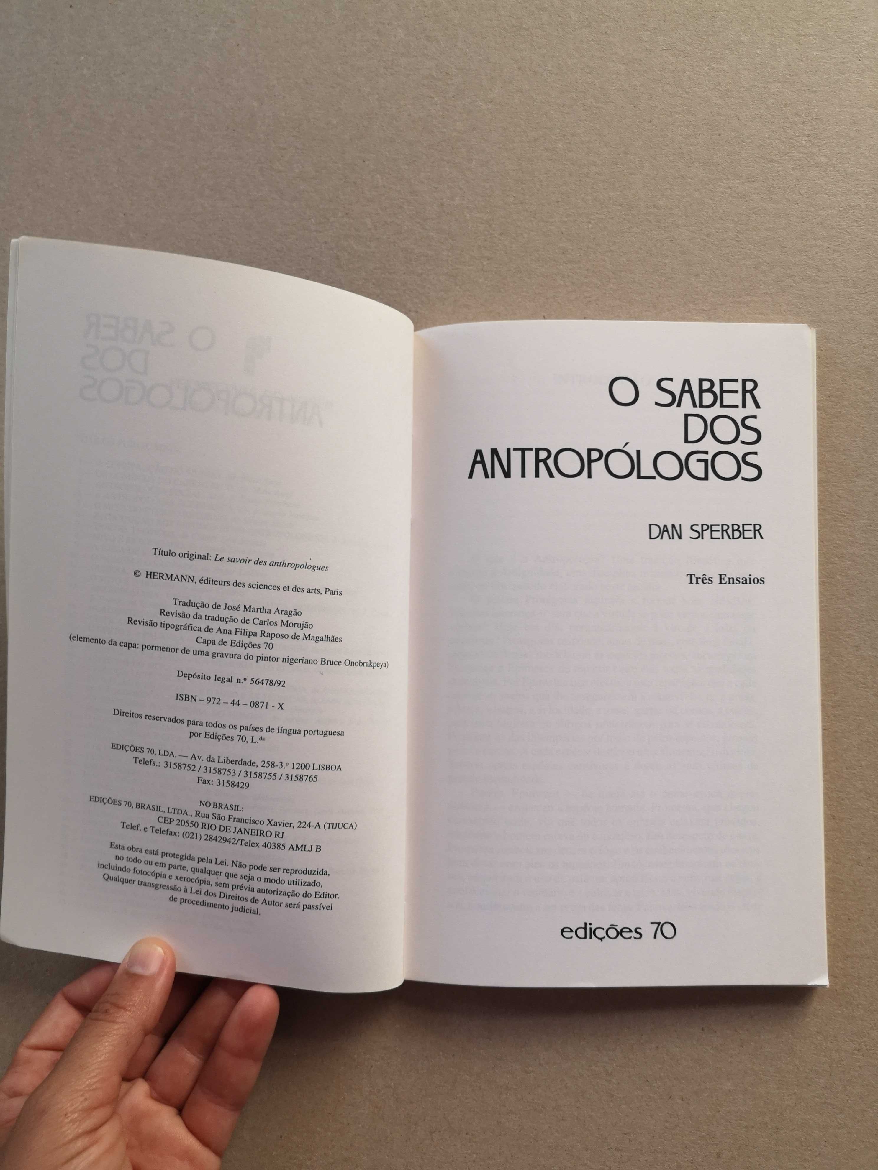 Dan Sperber "O saber dos antropólogos"