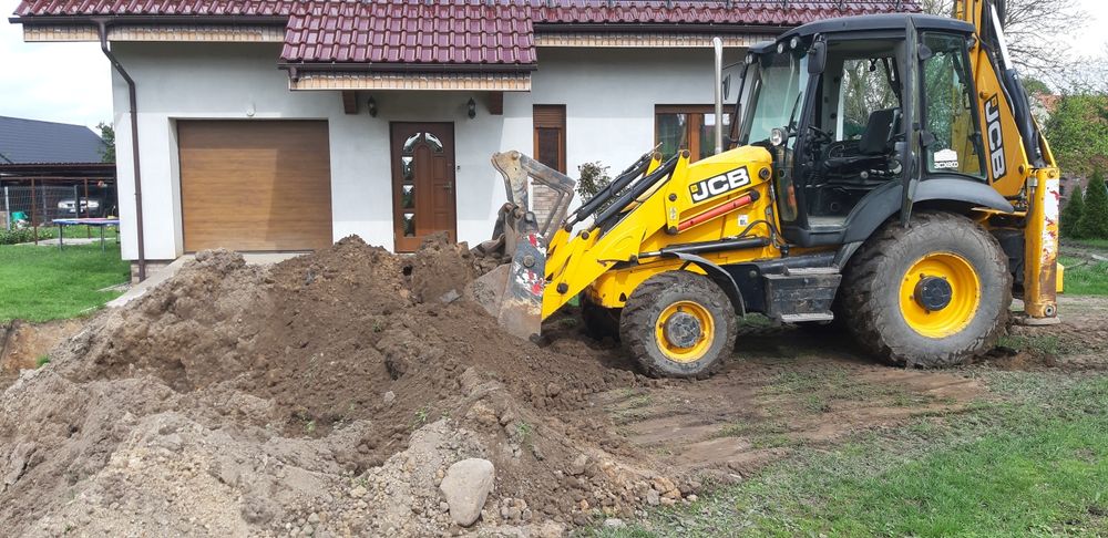 Koparko-Ładowarka,Mini koparka prace ziemne