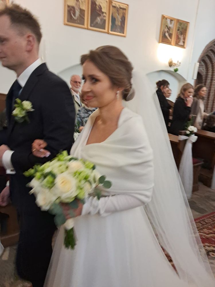 Bolerko ślubne sweterek ślubny
