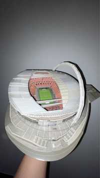 Réplica montada do estádio Wembley