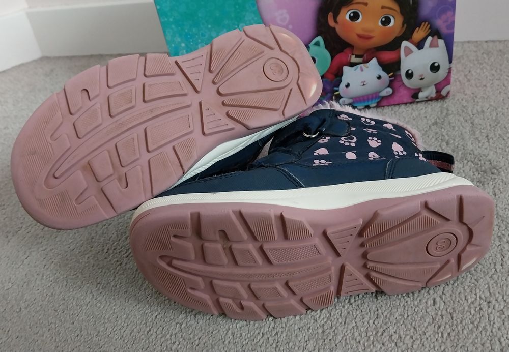 Buty zimowe dziewczęce  ocieplane, Koci Domek Gabi r. 30