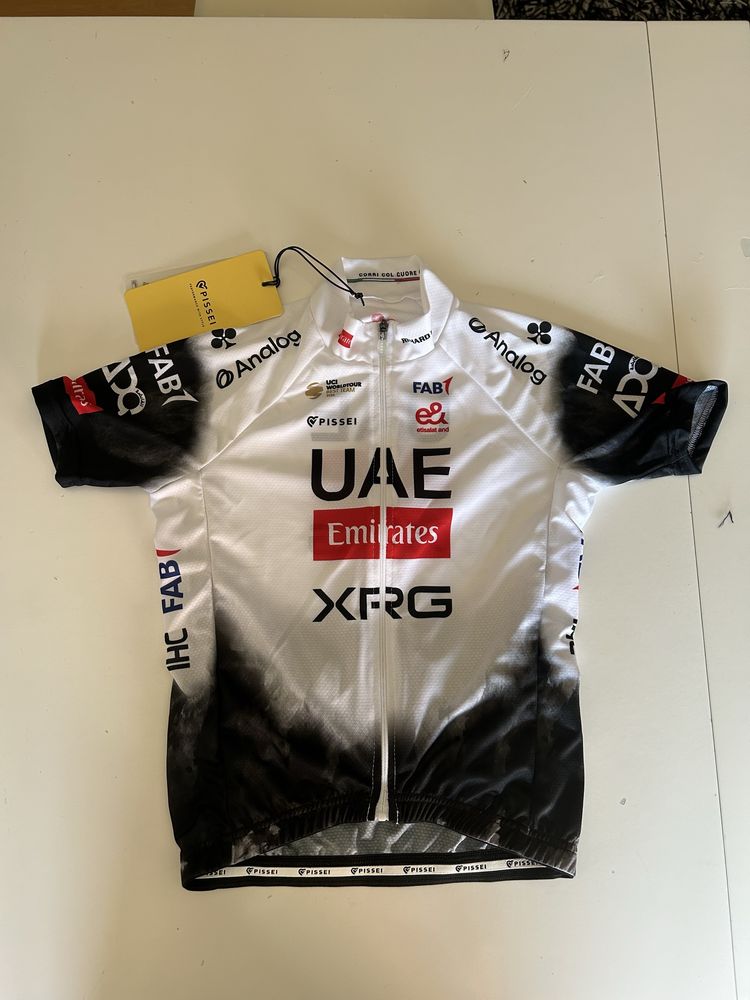 UAE Team Emirates - XRG 2025 Replica Junior Short Sleeve Jersey