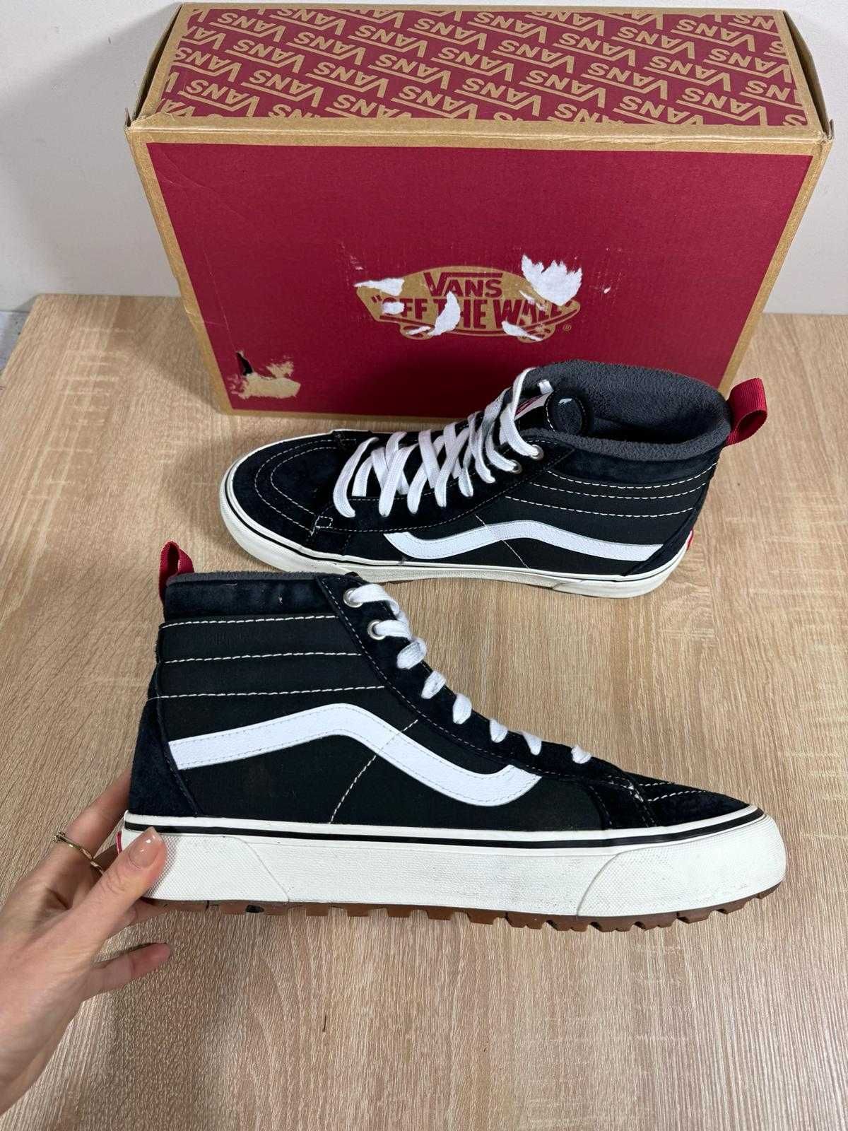 Vans vansy sk8 czarne męskie 43 buty męskie adidasy za kostkę mid