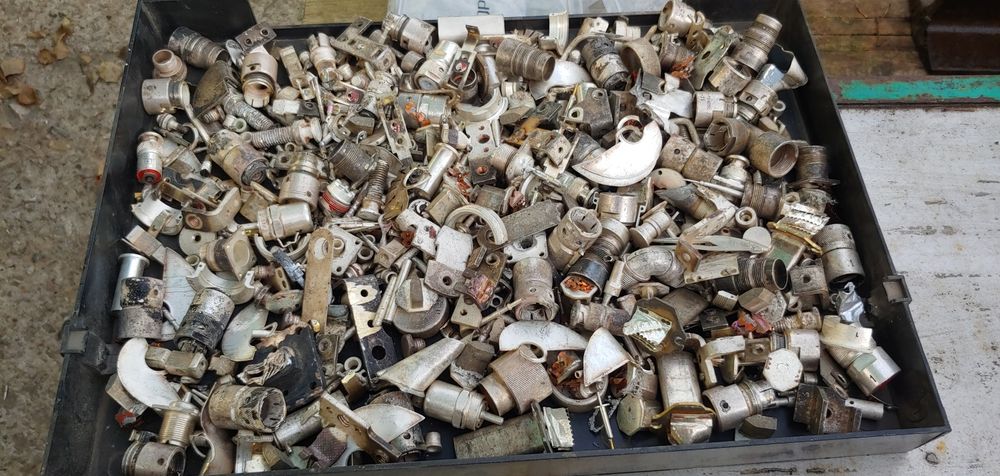 Посеребленные детали