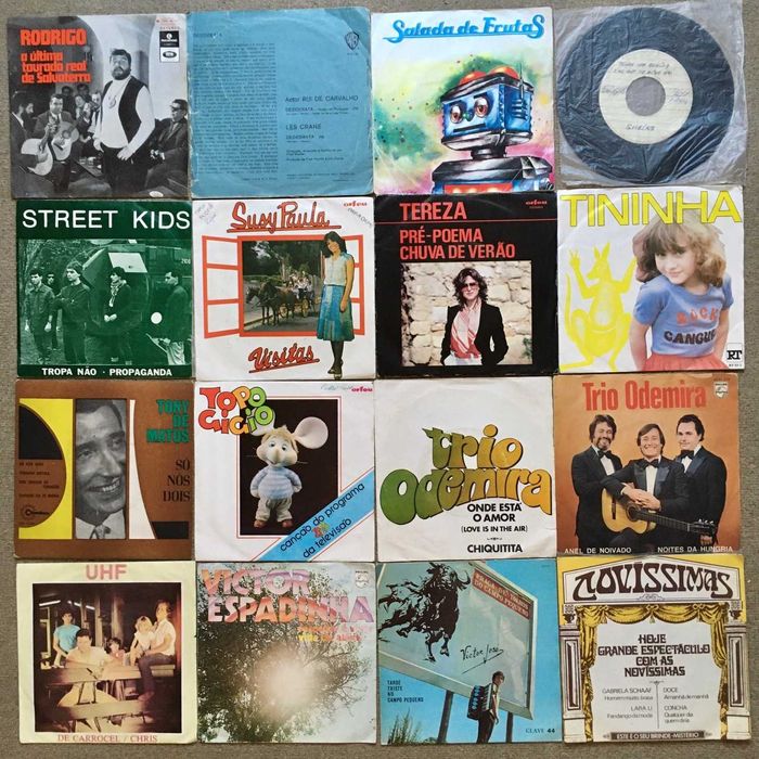 Discos de vinil singles - música portuguesa e africana