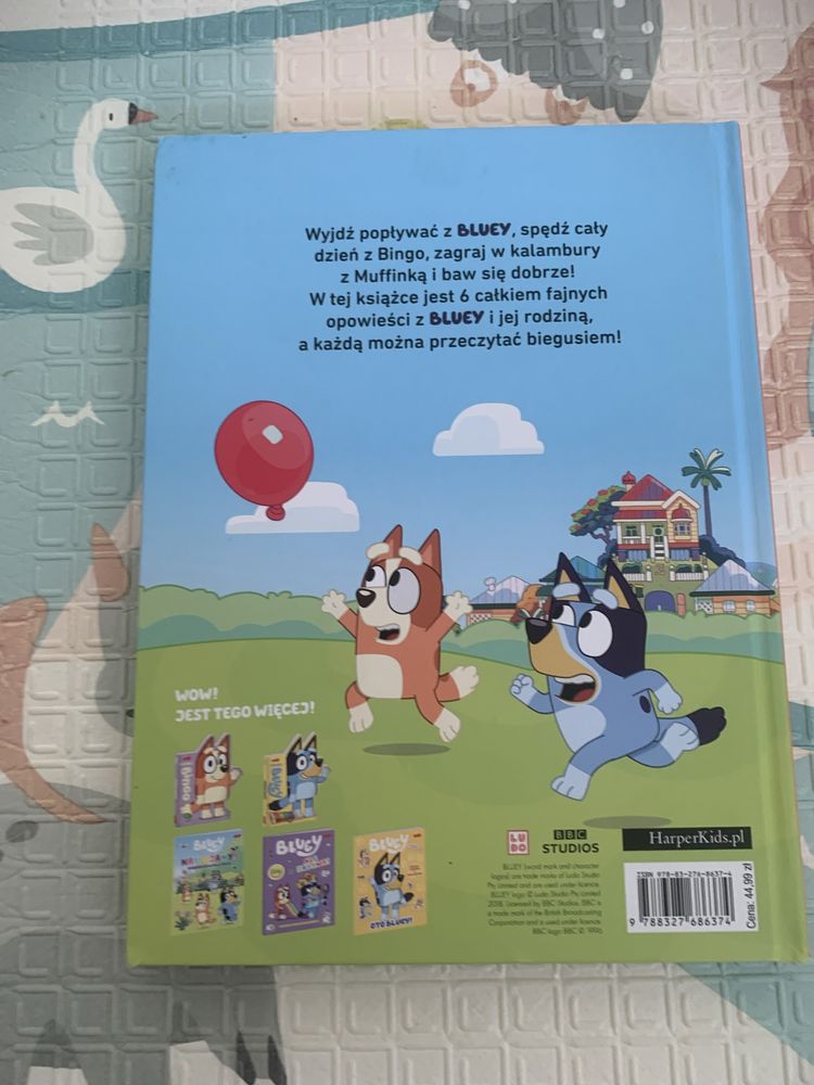 Książka dla dzieci „Bluey, Bajki 5 minut przed snem”