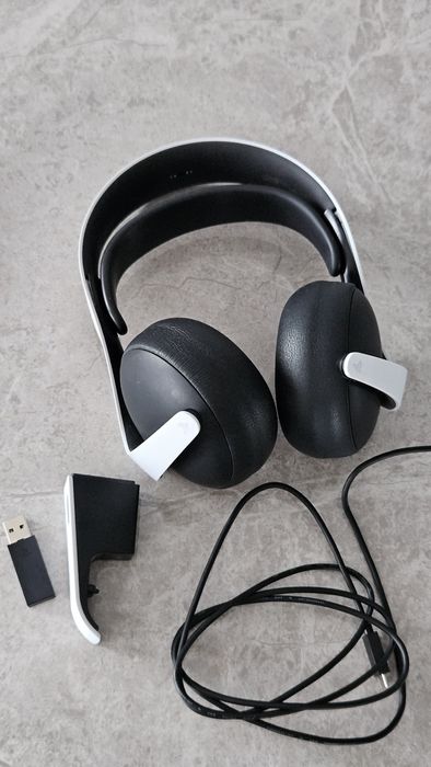 Słuchawki bezprzewodowe z mikrofonem Sony PULSE Elite Nauszne Biało-cz