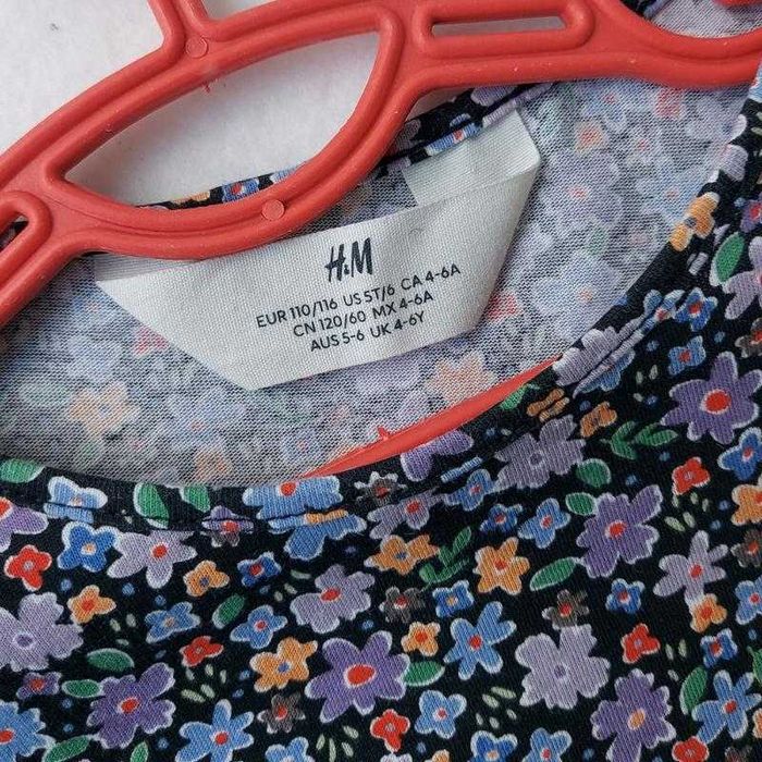 Сукня літня для дівчинки з довгим рукавом h&m