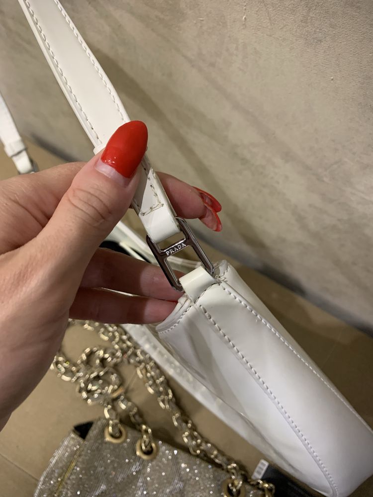 Сумка женская Prada. Сумочка жіноча блестящая