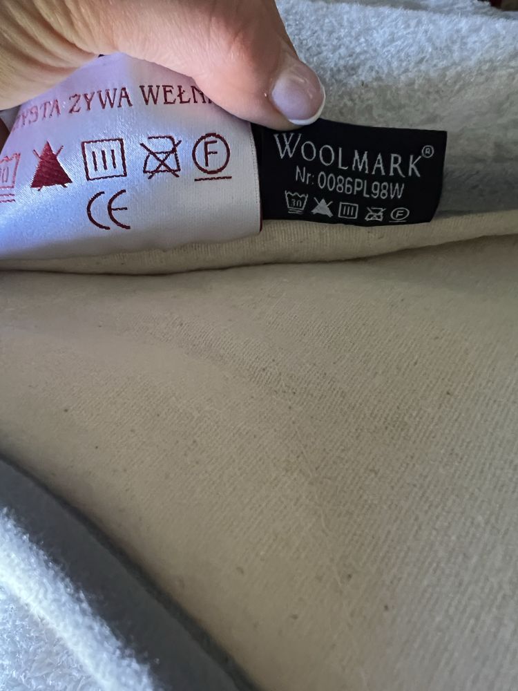kołdra welniana woolmark Argala
