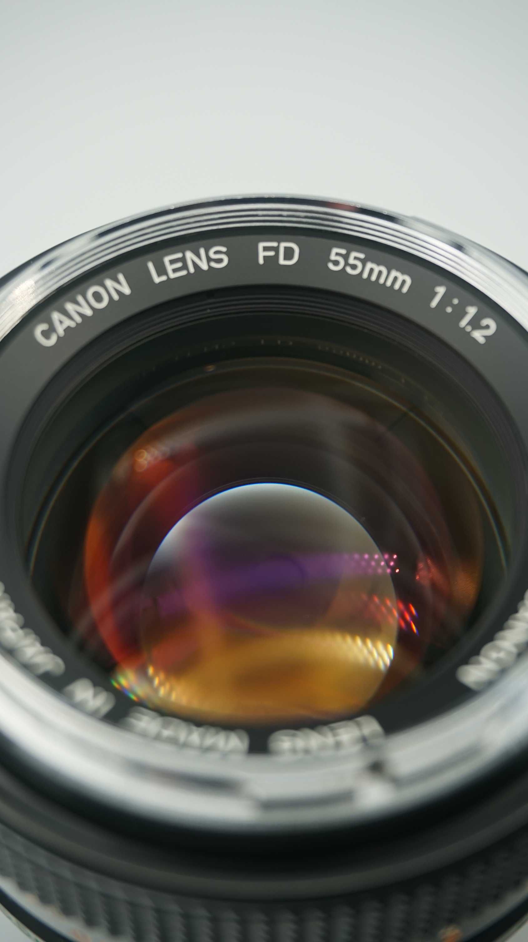 Obiektyw Canon FD 55mm 1:1,2