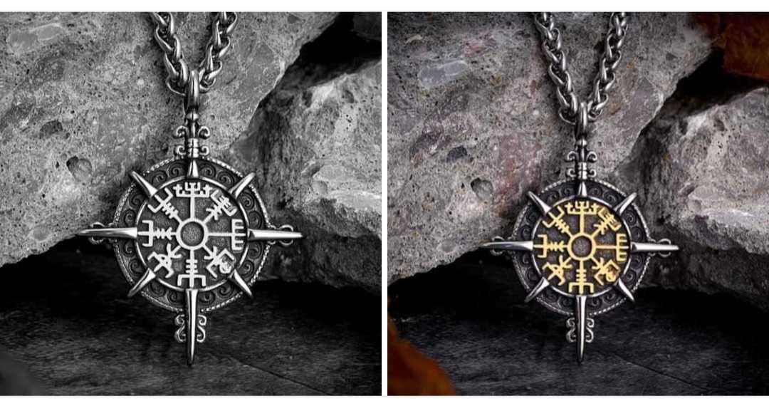 -25% fios colares necklaces amuletos vikings runas corvo arvore vida