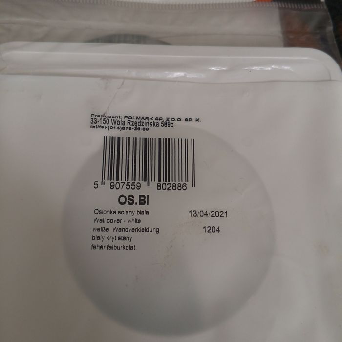 5 x osłonka ściany pod kontakt